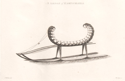 A Sledge (sled) in Kamtschatka